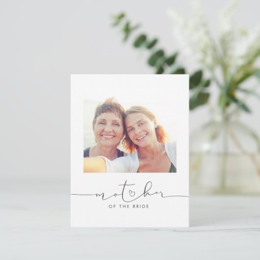 Moeder van de Bride Wedding Morning Message (Staand voorkant)