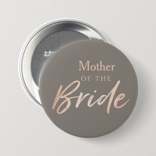 Moeder van de Bride Wedding Rehearsal Ronde Button 7,6 Cm (Voorkant /achterkant)