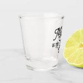 Moeder van de bride Wedding Shot Glass Glas (Links)