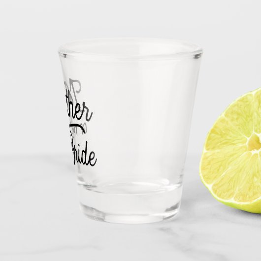 Moeder van de bride Wedding Shot Glass Glas (Rechts)