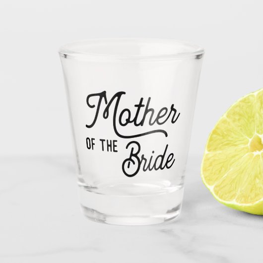 Moeder van de bride Wedding Shot Glass Shot Glas (Voorkant)