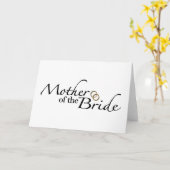 Moeder van de bruid 2 kaart (Gele Bloem)