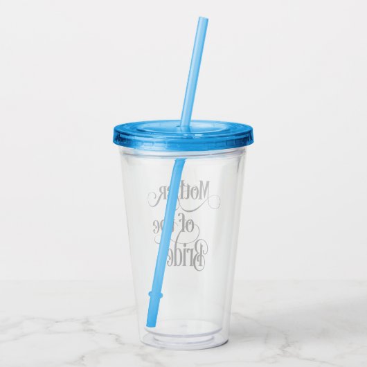 Moeder van de Bruid Acryl Drinkbeker (Achterkant)