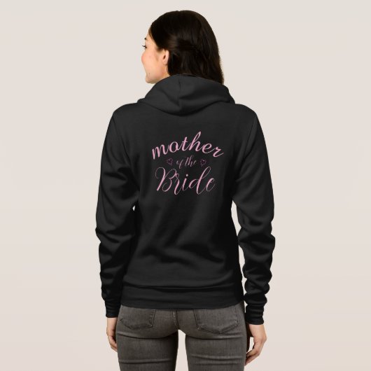 moeder van de bruid Bachelorette Party Hoodie (Achterkant volledig)