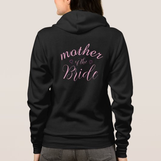moeder van de bruid Bachelorette Party Hoodie (Achterkant)