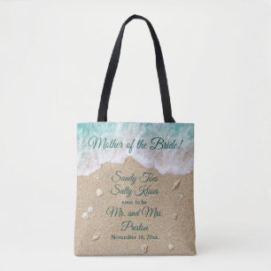 Moeder van de bruid Beach Waves Sandy Toes Tote Bag