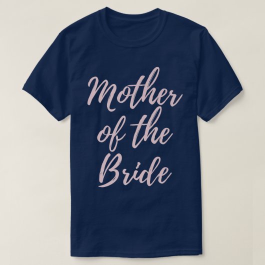 Moeder van de bruid  Bijpassend huwelijksgeschenk  T-shirt (Design voorkant)