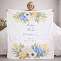 Moeder van de Bruid Blauw Ivoor Huwelijkscadeau 