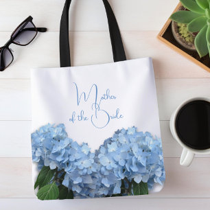 Moeder van de Bruid Blauwe Hemel Hydrangea Tote Bag