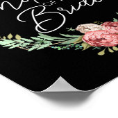 Moeder van de bruid bloemen bruid en bruidegom Huw Poster (Hoek)