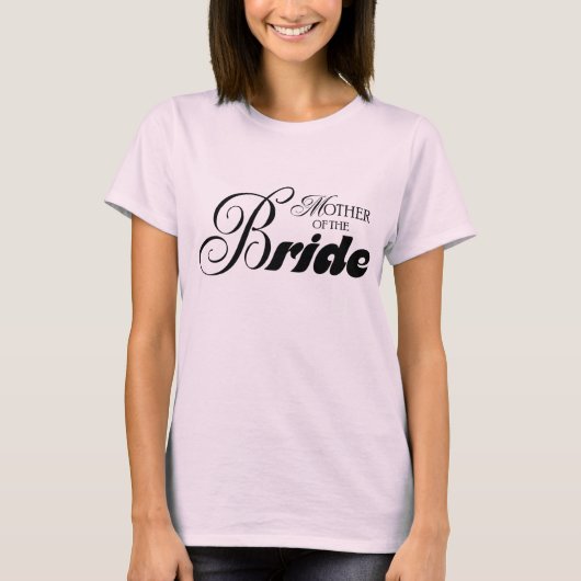 Moeder van de bruid Bold T-shirt (Voorkant)