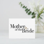 Moeder van de bruid briefkaart (Staand voorkant)