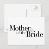Moeder van de bruid briefkaart (Voorkant / Achterkant)