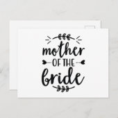Moeder van de bruid briefkaart (Voorkant / Achterkant)