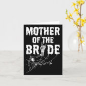 Moeder van de bruid bruid van horror Halloween Byc Kaart (Gele Bloem)