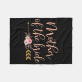 Moeder van de bruid Bruidsbeur Geschenk Huwelijk P Fleece Deken (Voorkant (Horizontaal))