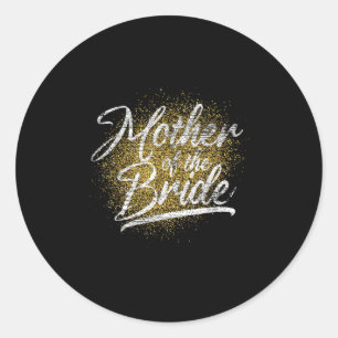 Moeder Van De Bruid Bruidsfeest Bruid Feest Bruids Ronde Sticker