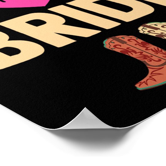 Moeder van de bruid bruiloft Bachelorette Cowboy B Poster (Hoek)