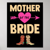 Moeder van de bruid bruiloft Bachelorette Cowboy B Poster (Voorkant)