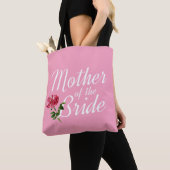 Moeder van de Bruid Bruiloft Calligrafie | Boodsch Tote Bag (Dichtbij)