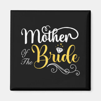 Moeder van de bruid bruiloft douche magneet