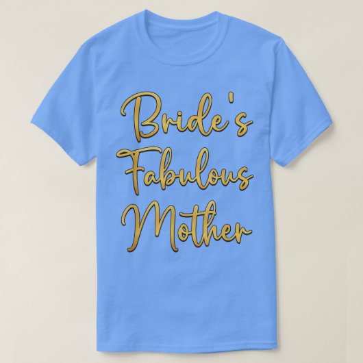 Moeder van de bruid bruiloft feest idee t-shirt (Design voorkant)