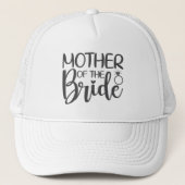 Moeder van de Bruid Bruiloft Feest Trucker Pet (Voorkant)