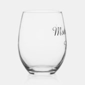 Moeder van de bruid bruiloft glas (Rechts)