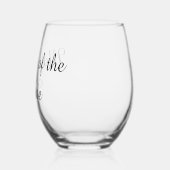 Moeder van de bruid bruiloft glas (Links)