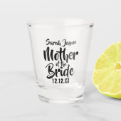 Moeder van de bruid bruiloft Ouder Gift Shot Glass Glas (Voorkant)