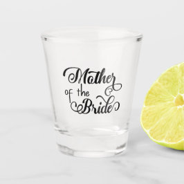 Moeder van de bruid bruiloft shot glas