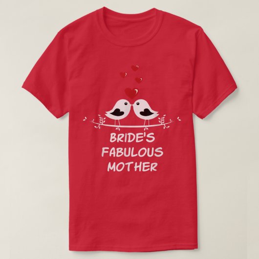 Moeder van de bruid bruiloft t-shirt (Design voorkant)