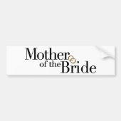 Moeder van de bruid bumpersticker (Voorkant)