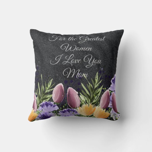 Moeder van de bruid cadeau idee kussen (Achterkant)