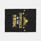 Moeder Van De Bruid Cool Bruids Bruiloft Hen Feest Fleece Deken (Voorkant (Horizontaal))
