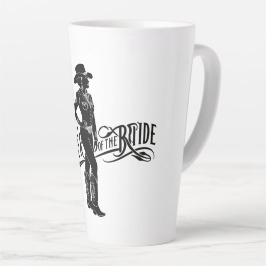 Moeder van de bruid cup latte mok (Rechterhoek)