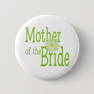 Moeder van de bruid / Daisy Ronde Button 5,7 Cm
