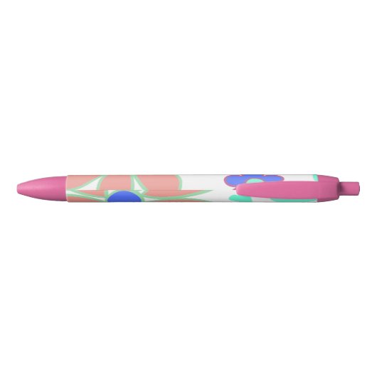 Moeder van de bruid Floral Beauty Zwarte Inkt Pen (Achterkant)