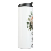Moeder van de bruid Floral Elegant Wedding Design Thermosbeker (Gedraaid links)