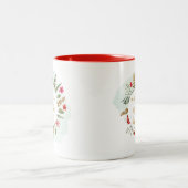 Moeder van de bruid Floral Red Coffee Mok (Center)