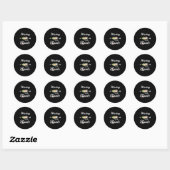 Moeder van de bruid Funny bruiloft moeder liefhebb Ronde Sticker (Vel)