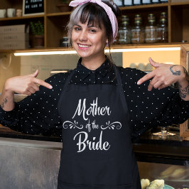 Moeder van de bruid Funny Wedding Dinner Chef Schort