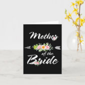 Moeder van de bruid Funny Wedding Party Moeder Lov Kaart (Gele Bloem)