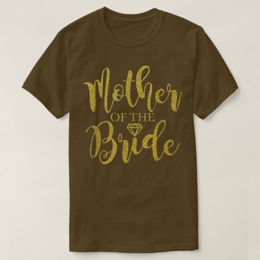 Moeder van de bruid Funny Wedding Party Moeder Lov T-shirt (Design voorkant)