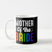 Moeder van de bruid Gay Lesbian Wedding LGBT Pride Koffiemok (Links)
