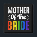 Moeder van de bruid Gay Lesbian Wedding LGBT Pride Magneet<br><div class="desc">Moeder van de bruid Gay Lesbian Wedding LGBT Pride Mom</div>