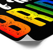 Moeder van de bruid Gay Lesbian Wedding LGBT Pride Poster (Hoek)