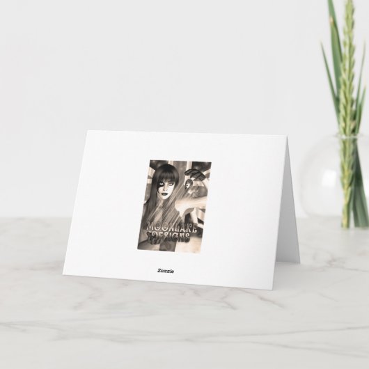 Moeder van de bruid Gefeliciteerd kaart met flow (Achterkant)