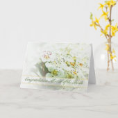 Moeder van de bruid Gefeliciteerd met je bruid Kaart (Gele Bloem)