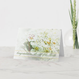 Moeder van de bruid Gefeliciteerd met je bruid Kaart